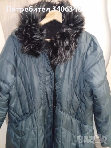 Дълго зимно яке. XL., снимка 4 - Якета - 52175648