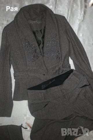 Зимен костюм от три части .Сако ,пола и панталон " Elizabeth ", снимка 11 - Костюми - 50761945