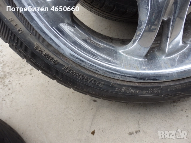 17 цолови алуминиеви джанти за Опел или Алфа ромео, снимка 10 - Гуми и джанти - 52536731