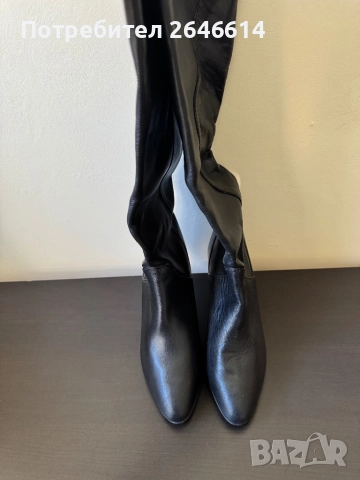Ботуши от естествена кожа с малък ток, снимка 4 - Дамски ботуши - 52528562