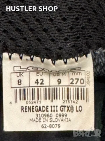 Туристически обувки LOWA RENEGADE GORE-TEX.Номер 42, снимка 7 - Мъжки боти - 48396612