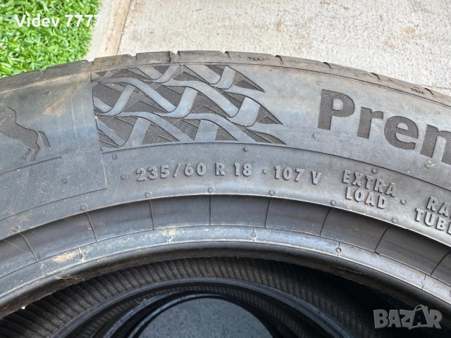 Летни гуми Continental Premium Contact 7 235/60/R18 V XL 4 броя, снимка 10 - Гуми и джанти - 51590073