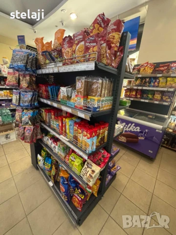 ПРОМО! ОСТРОВНИ СТЕЛАЖИ ЗА МАГАЗИН - ТЪМНО СИВ МАТ ИЛИ БЯЛ!, снимка 7 - Стелажи и щандове - 49447854