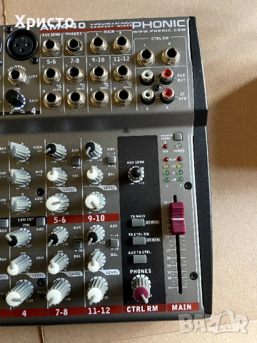 Миксер PHONIC AM440, снимка 3 - Ресийвъри, усилватели, смесителни пултове - 53795519