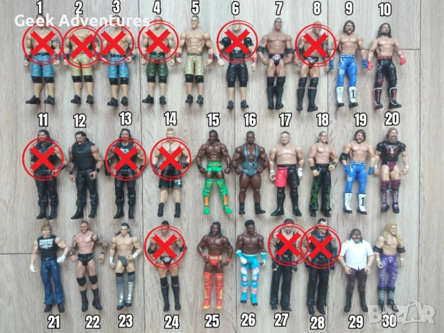 WWE Action Figure Pro-Wrestling / WWE Екшън Фигурки Кечисти