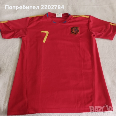 Футболни тениски национален отбор на Испания, Атлетико Мадрид и Бенфика, тениска , снимка 3 - Фен артикули - 52965006