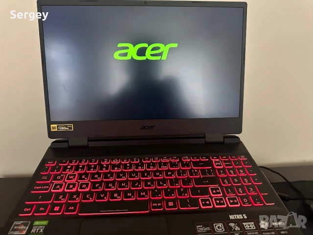 Acer Nitro 5 Ryzen 7 6800H / RTX 3070 за части или ремонт
