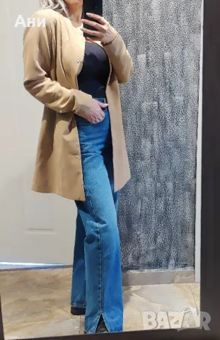 Ново Дамско бежово сако JDY, снимка 3 - Якета - 49924119