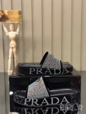 дамски чехли prada , снимка 7 - Чехли - 46897679