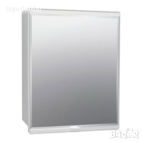 Бял шкаф за баня с огледало, снимка 5 - Шкафове - 45129627