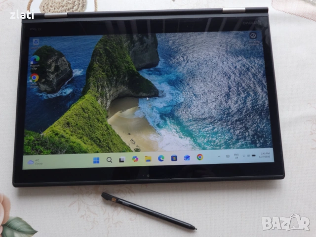 Таблет и Лаптоп 2в1 Lenovo ThinkPad X1 Yoga Gen 2 - 14" - i7-7600U 2.8Ghz/RAM 16GB/SSD 512GB, снимка 11 - Лаптопи за работа - 53721773