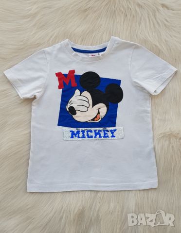 Детска тениска Mickey 5-6 години , снимка 6 - Детски тениски и потници - 46592450