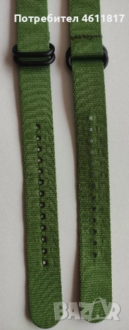 Текстилна каишка НАТО 20мм, снимка 2 - Каишки за часовници - 52319686