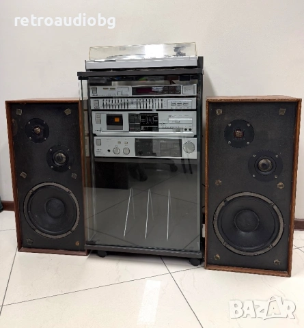 🔈Винтидж аудио сет AKAI - усилвател, дек, тунер, еквалайзер, грамофон и шкаф🔈, снимка 9 - Грамофони - 54167160