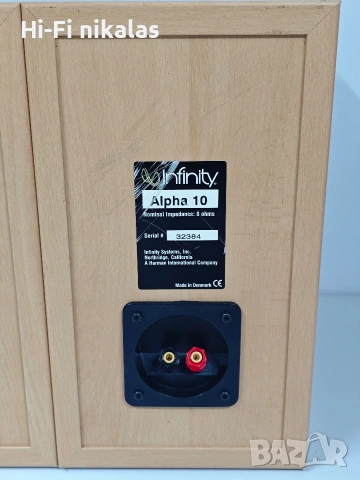 стерео тонколони Hi-Fi букшелф INFINITY Alpha 10, снимка 9 - Тонколони - 53535429