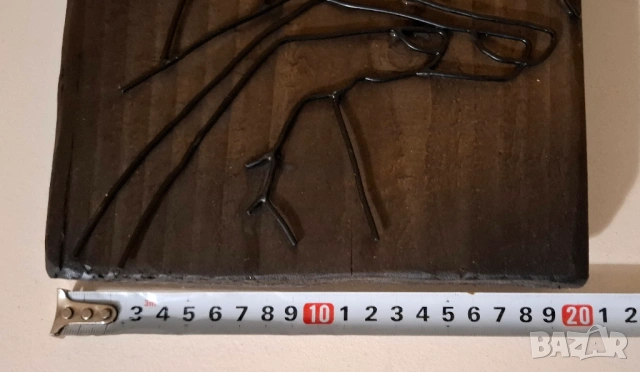 Ексклузивен Стенен Часовник-Авторска Изработка-Уникат, снимка 5 - Стенни часовници - 53358343