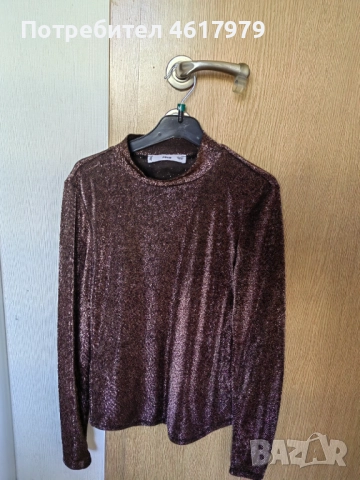 Тениска с лурекс Манго