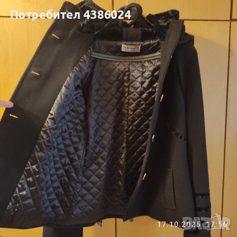 НОВО ДАМСКО ЛУКСОЗНО ПАЛТО ЧЕРНО ТУРСКО СУПЕР ЕВТИНО!, снимка 4 - Палта, манта - 52090604