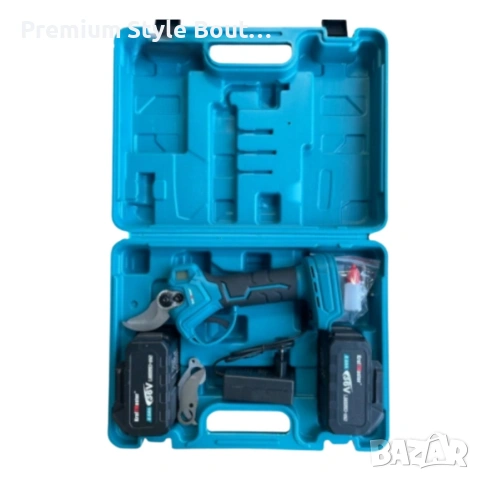 Комплект акумулаторна ножица 3" и резервен нож 36V 8A, снимка 8 - Други инструменти - 53800928