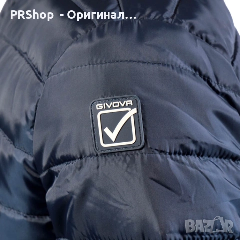 Мъжко Яке с качулка Givova Olanda, тъмно синьо, снимка 4 - Якета - 53621547