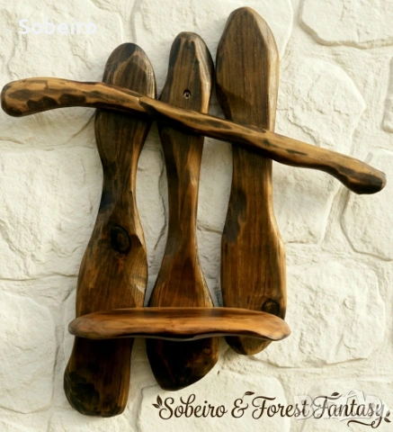 Дървена полица за икона,декорация, снимка 2 - Декорация за дома - 54226111