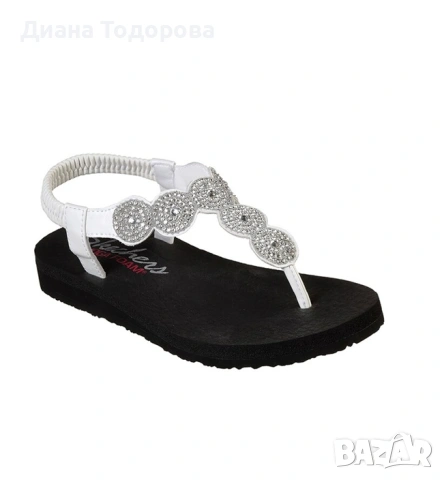 Сандали Скечърс Skechers бели 40-41 номер, снимка 2 - Сандали - 54275389