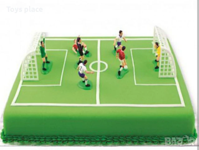 Фигурки футболисти с врати за торта, снимка 2 - Фигурки - 50657719