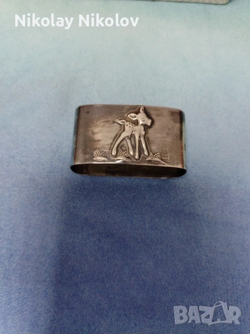 сребърен сълфетник, снимка 2 - Други ценни предмети - 53143808