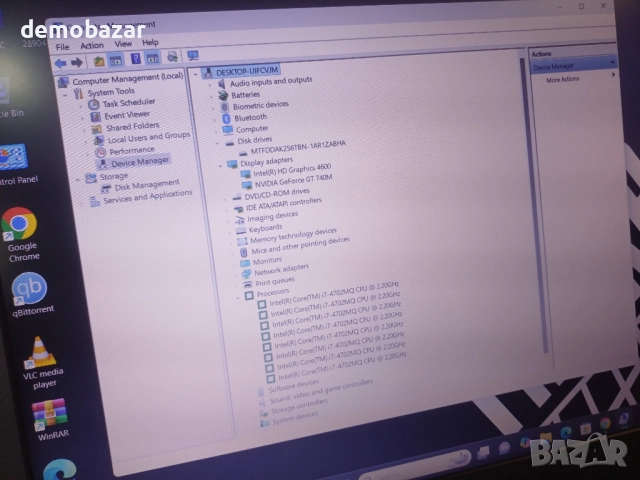 Lenovo FHD ™ i7-4702MQ/Nvidia GT 740М/12GB Ram/256GB SSD, снимка 6 - Лаптопи за игри - 52490062