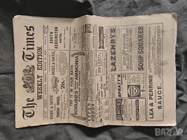Продавам стари вестници "The Times " London, снимка 3 - Колекции - 53822189