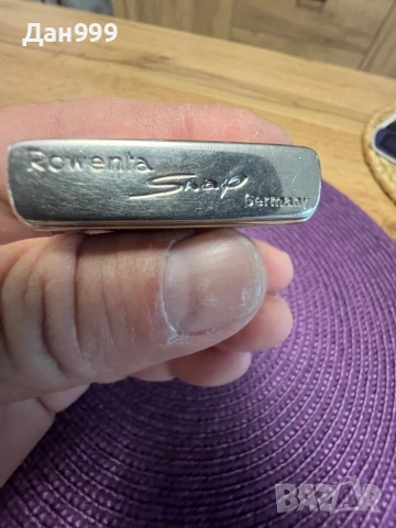 Бензинова посребрена запалка Rowenta  snap, снимка 3 - Запалки - 54229269