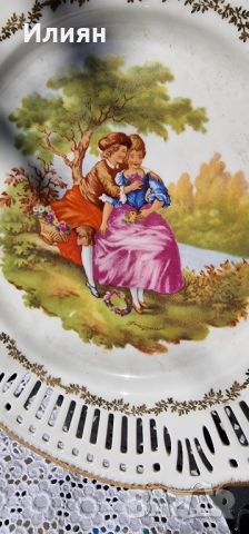 Голяма ажурена чиния за стена Ромео и Жулиета , снимка 9 - Декорация за дома - 46460783