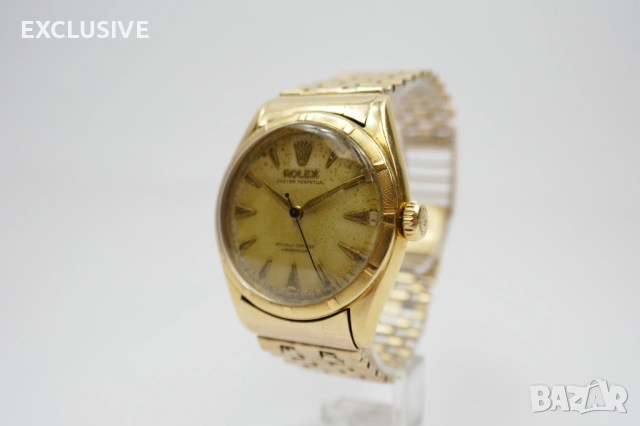 Rolex 18k gold, верижка - 9k gold, снимка 3 - Мъжки - 54184389