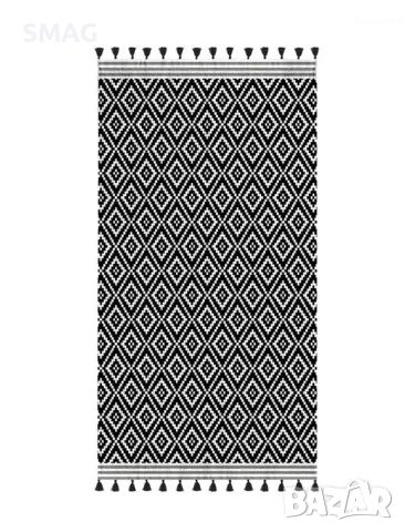 Плажна кърпа (хавлия) White Black Diamont Tassels 150x75 см, снимка 1 - Други - 46370773