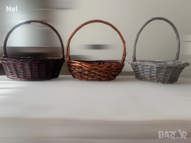 Нови плетени кошници и панери 7-12€, снимка 8 - Декорация за дома - 51766645