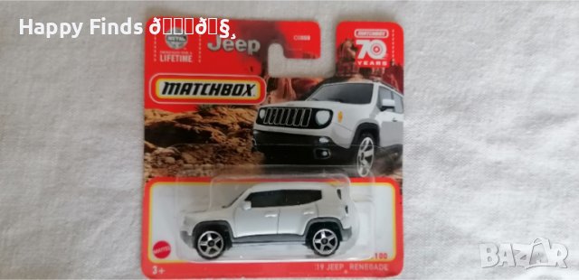 💕🧸 MATCHBOX `19 Jeep Renegade 40/100, снимка 1 - Колекции - 45017946