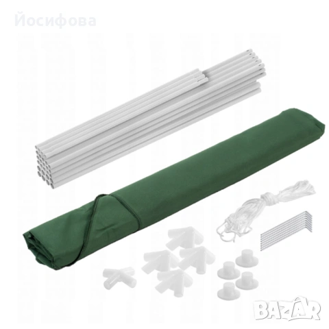 ⛱️ Сгъваема градинска шатра 3x3 м – водоустойчива и стабилна, снимка 5 - Градински мебели, декорация  - 54267552