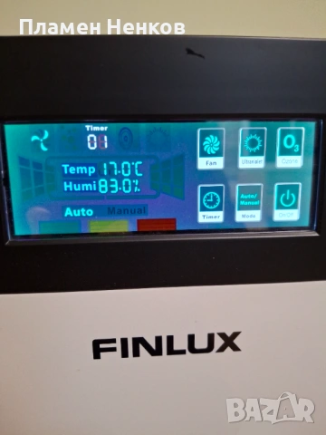 Птечиатвател на въздух Finlux, снимка 4 - Овлажнители и пречистватели за въздух - 53676462