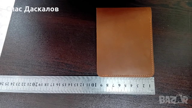Чисто ново мъжко портмоне от естествена кожа, снимка 5 - Портфейли, портмонета - 53850946