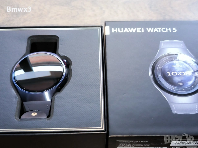 Huawei watch 5 Purple Titanium 46mm, снимка 9 - Смарт гривни - 54066391