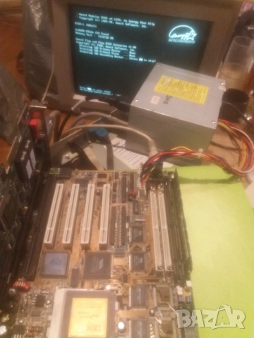 Ретро АТ Платка soket 7 с процесор IBM 6X86, снимка 3 - Дънни платки - 51934132