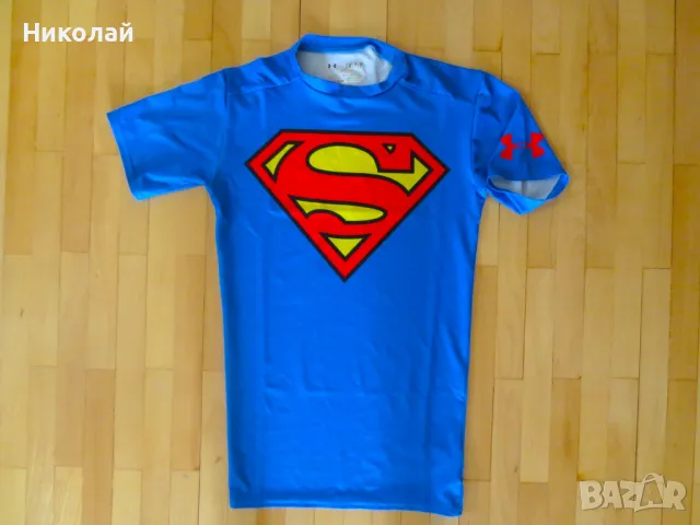 under armour supermen тениска, снимка 1 - Тениски - 47193100