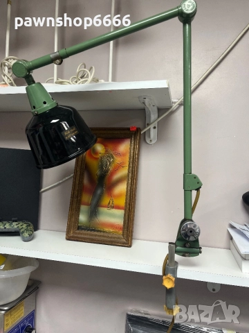 Работна лампа от 50-те години на миналия век от Кърт Фишер за Midgard, снимка 17 - Антикварни и старинни предмети - 52200589
