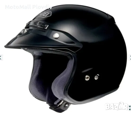 Каска Shoei RJ Platinum-R Black мото мотор чопър скутер, снимка 2 - Аксесоари и консумативи - 49221461