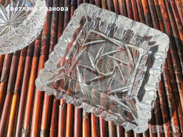 Пепелник кристал, снимка 6 - Други стоки за дома - 46418007