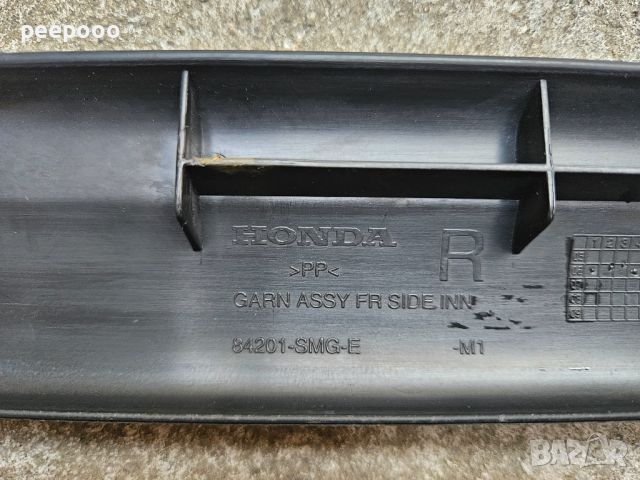 Дясна декоративна лайсна за праг за Хонда Сивик 8, снимка 2 - Части - 45952539