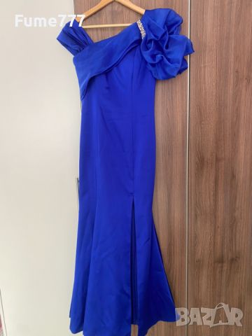 Официална елегантна дълга рокля + подарък бижута, снимка 1 - Рокли - 45271311