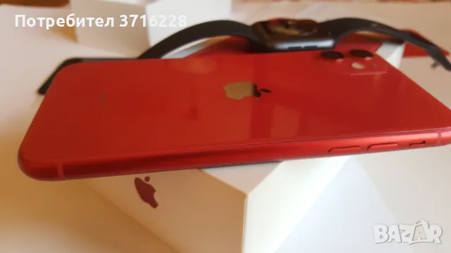 iPhone 11 Red Product DUAL + Apple Watch 4 Cellular, снимка 8 - Apple iPhone - 42804380