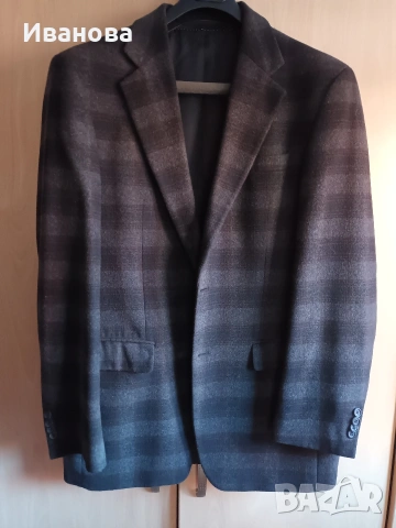 Мъжко яке естествена кожа и сака, снимка 7 - Якета - 53755340