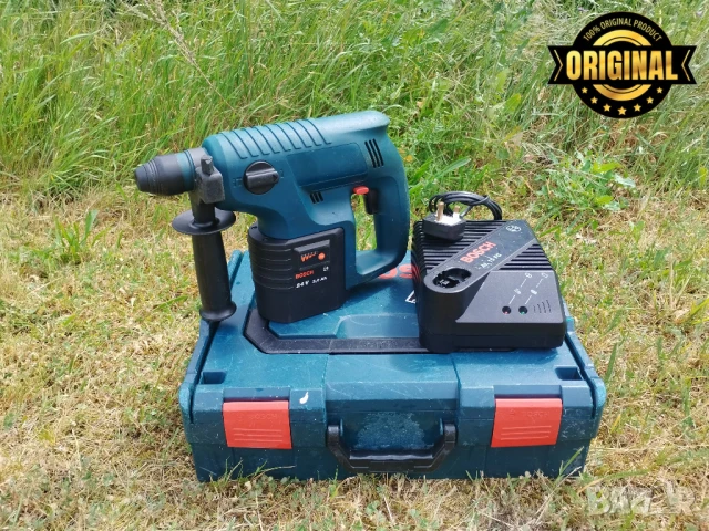 Професионален Перфоратор BoschHammer 24v SDS (Синята Версия), снимка 1